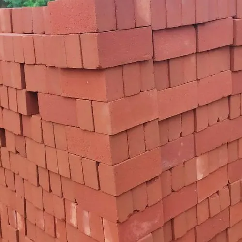 Red Bricks on top of each other.