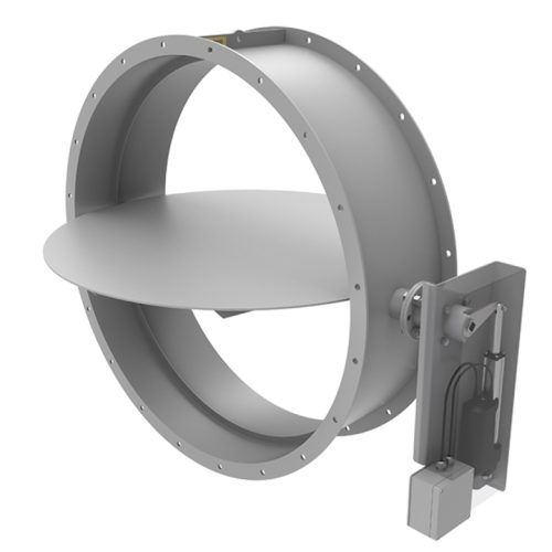 round butterfly ceiling dampers